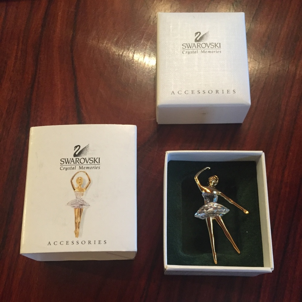 Swarovski Crystal Memories Ballerina pin/brooch
